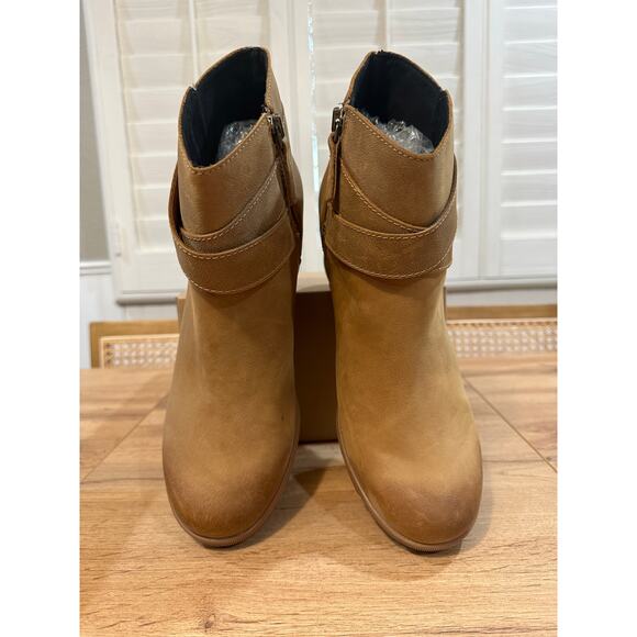 Sorel Women's Joan Of Arctic™ Wedge II Buckle Bootie WP Tan Leather Size 12 NWOB - Picture 14 of 14